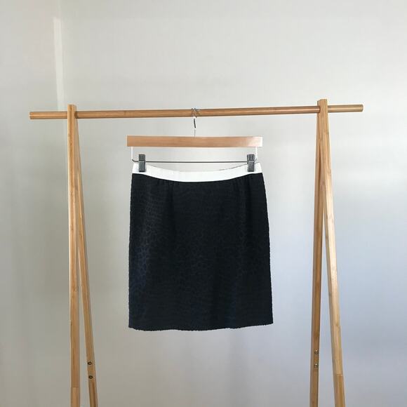 Sandro • Joie Animal Print Mini Skirt Black - Picture 1 of 8